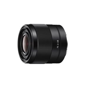 Sony SEL28F20 FE 28mm f/2-22 Standard-Prime Lens Black