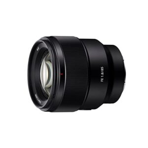 Sony SEL85F18 E Mount Full Frame 85 mm F1.8 Prime Lens (Black)