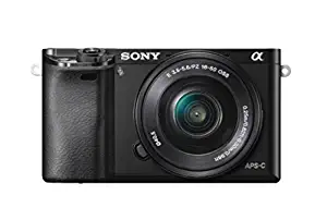 Sony Alpha ILCE 6000L 24.3 MP Mirrorless Digital SLR Camera with 16-50 mm (APS-C Sensor, Fast Auto Focus, Eye AF, Light Weight) – Black