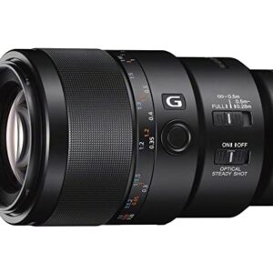 Sony SEL90M28G FE 90mm f/2.8-22 Macro G OSS Standard-Prime Lens for Mirrorless Cameras,Black