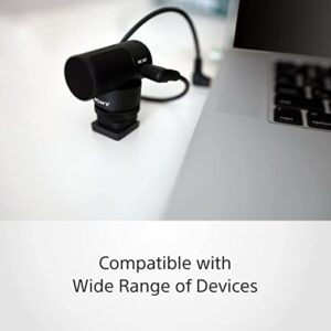 Sony ECM-G1 Shotgun Microphone, Super-Cardioid, Compact Sound Ideal for YouTube, Vlogging, Content Creation, Interviews & Wedding Filmmakers