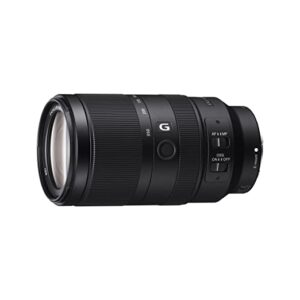 Sony E-Mount 70 350 Mm F4.5 6.3 G OSS (Sel70350G) Lens Black (Compact Aps-C Super Telephoto Zoom G Lens)
